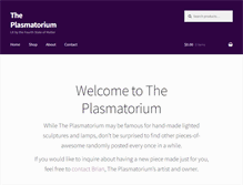 Tablet Screenshot of plasmatorium.com
